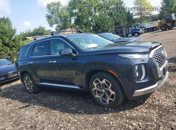 KM8R7DHE3MU273227 2021 HYUNDAI PALISADE Black Delantero derecho