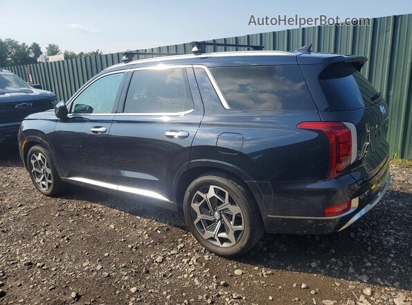 KM8R7DHE3MU273227 2021 HYUNDAI PALISADE Black Trasero izquierdo