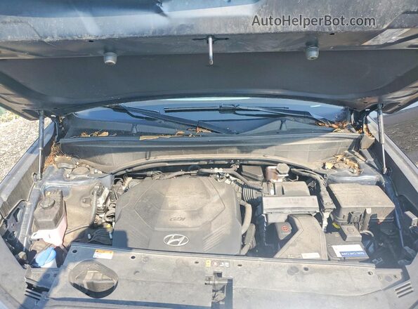 KM8R7DHE3MU273227 2021 HYUNDAI PALISADE Black Vista del compartimento del motor