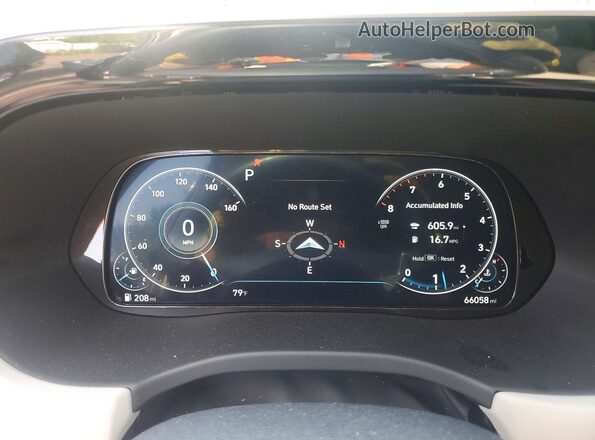 KM8R7DHE3MU273227 2021 HYUNDAI PALISADE Black Vista del cuadro de instrumentos