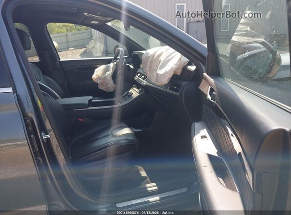 KM8R7DHE4NU336451 2022 HYUNDAI PALISADE Gray Vista interior delantera