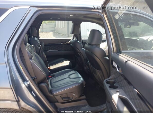 KM8R7DHE4NU336451 2022 HYUNDAI PALISADE Gray Vista de la etiqueta del VIN
