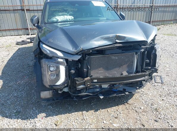 KM8R7DHE4NU336451 2022 HYUNDAI PALISADE Gray Vista frontal