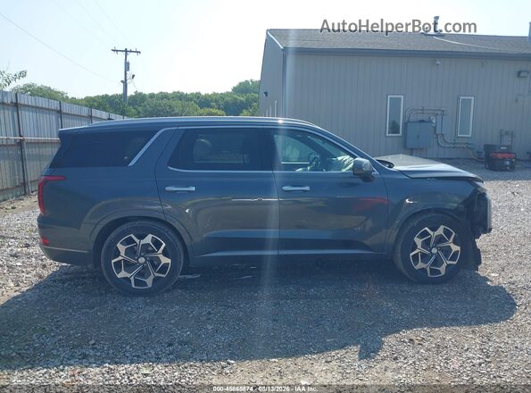 KM8R7DHE4NU336451 2022 HYUNDAI PALISADE Gray Vista interior de 360 grados