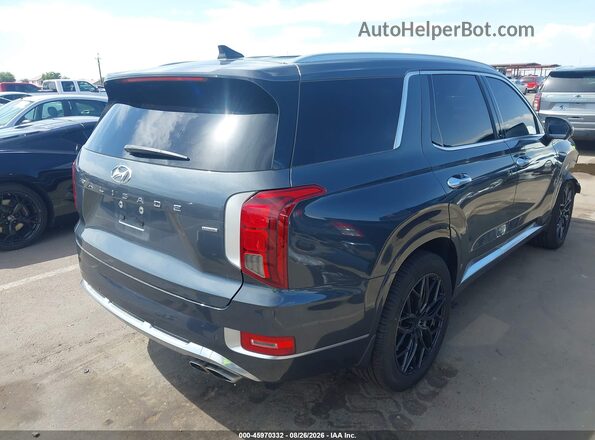 KM8R7DHE7MU292332 2021 HYUNDAI PALISADE Серый Задняя правая четверть