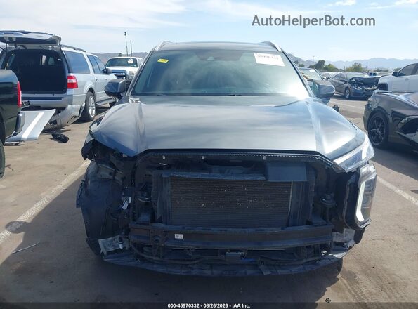 KM8R7DHE7MU292332 2021 HYUNDAI PALISADE Серый Вид задней части салона