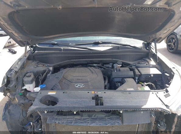 KM8R7DHE7MU292332 2021 HYUNDAI PALISADE Серый Вид сзади