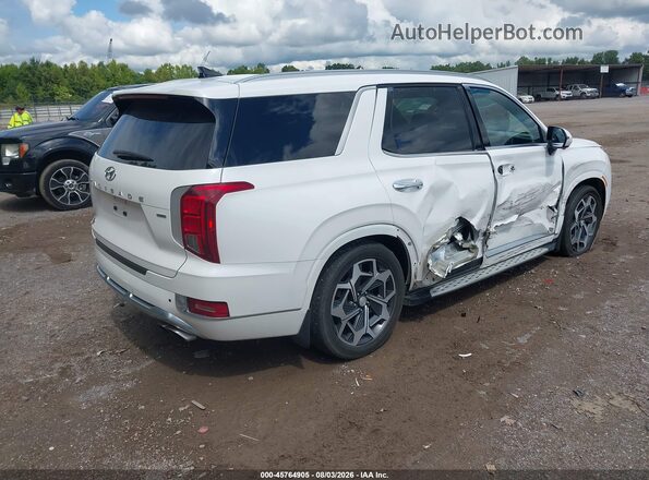 KM8R7DHE8MU232124 2021 HYUNDAI PALISADE Белый Задняя правая четверть