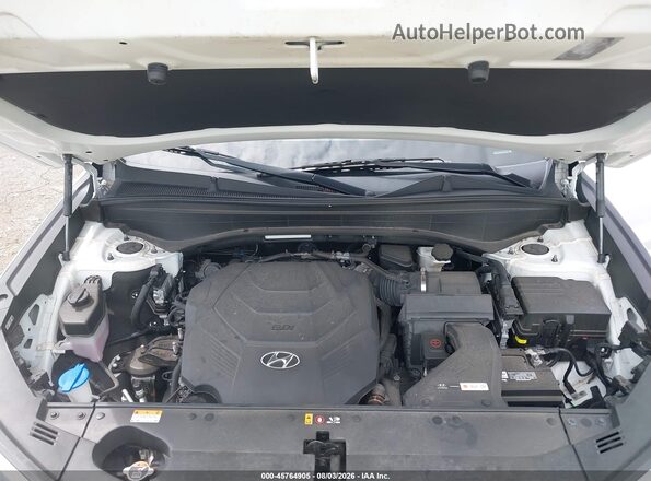 KM8R7DHE8MU232124 2021 HYUNDAI PALISADE Белый Вид сзади