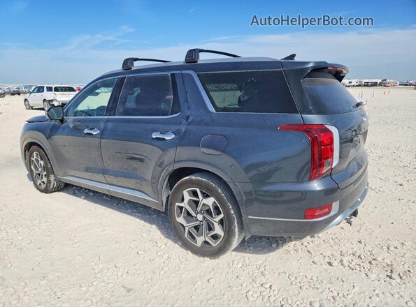 KM8R7DHE9MU246372 2021 HYUNDAI PALISADE Gray Rear left