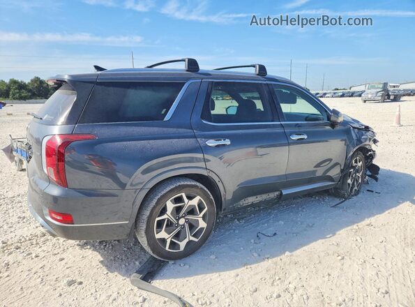 KM8R7DHE9MU246372 2021 HYUNDAI PALISADE Gray Rear right