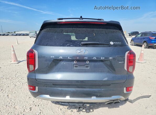 KM8R7DHE9MU246372 2021 HYUNDAI PALISADE Gray Rear view