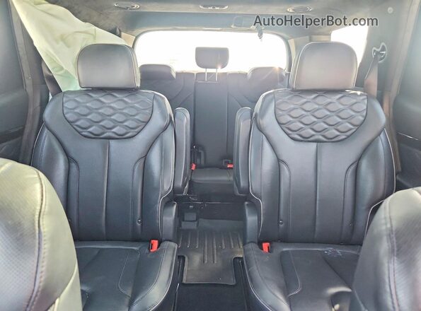 KM8R7DHE9MU246372 2021 HYUNDAI PALISADE Gray Rear seats view