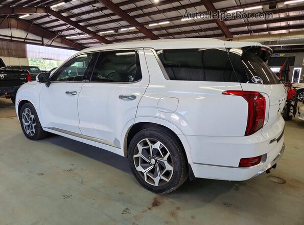 KM8R7DHE9MU266749 2021 HYUNDAI PALISADE White Задня ліва чверть