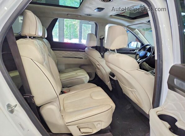 KM8R7DHE9MU266749 2021 HYUNDAI PALISADE White Вид задньої частини салону