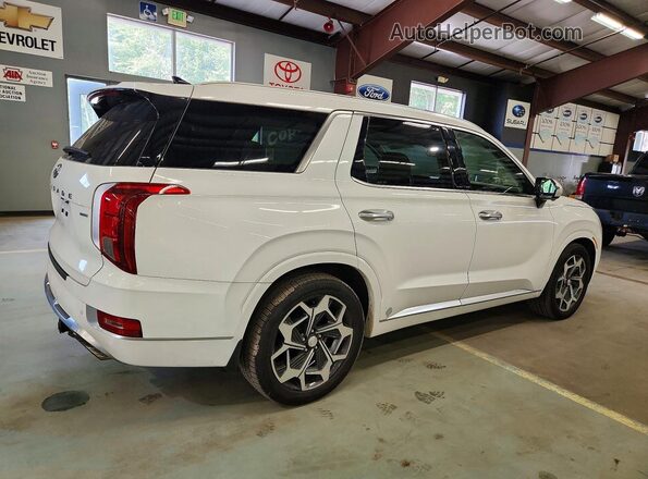 KM8R7DHE9MU266749 2021 HYUNDAI PALISADE White Задня права чверть