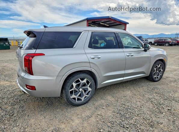 KM8R7DHE9MU308949 2021 HYUNDAI PALISADE Silver Հետևի աջ