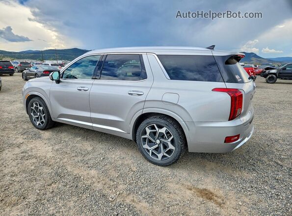KM8R7DHE9MU308949 2021 HYUNDAI PALISADE Silver Հետևի ձախ