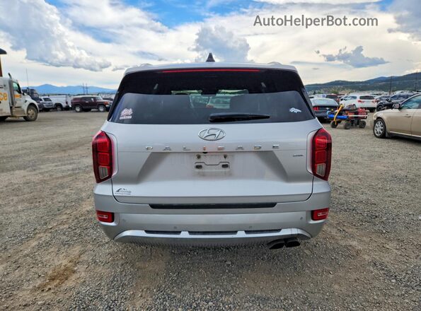 KM8R7DHE9MU308949 2021 HYUNDAI PALISADE Silver Հետևի տեսք