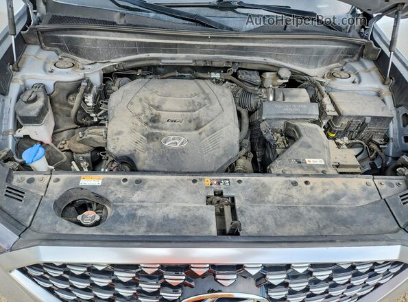 KM8R7DHE9MU308949 2021 HYUNDAI PALISADE Silver Շարժիչի բաժամունքի տեսք