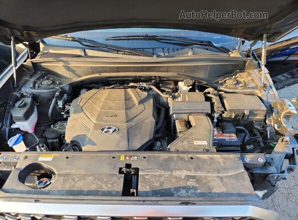 KM8R7DHE9NU440739 2022 HYUNDAI PALISADE Черный Вид подкапотного пространства