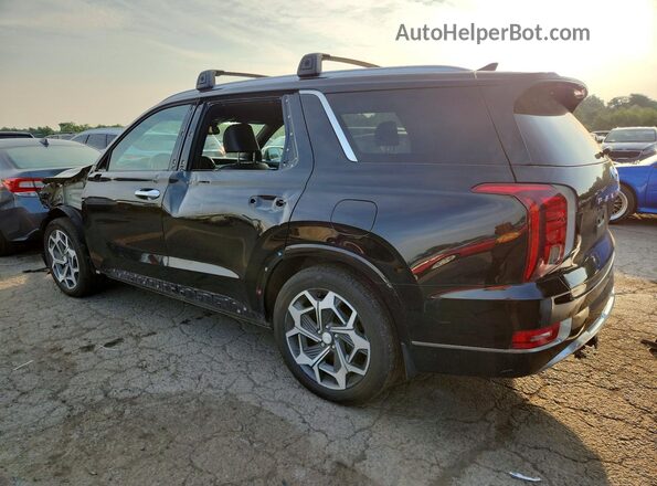 KM8R7DHE9NU440739 2022 HYUNDAI PALISADE Черный Задняя левая четверть