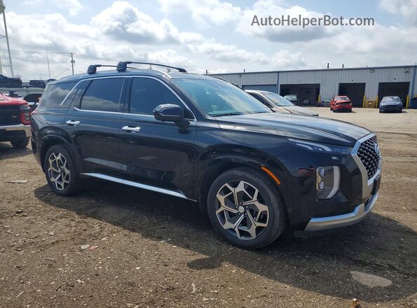 KM8R7DHEXMU209850 2021 HYUNDAI PALISADE Black Przód prawy