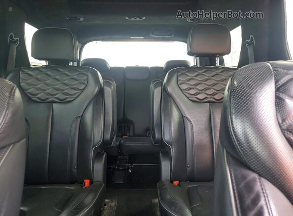 KM8R7DHEXMU209850 2021 HYUNDAI PALISADE Black Widok tylnych siedzeń