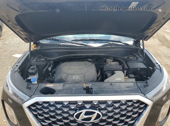 KM8R7DHEXMU209850 2021 HYUNDAI PALISADE Black Widok komory silnika
