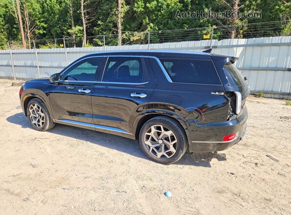 KM8R7DHEXMU265383 2021 HYUNDAI PALISADE Черный Задняя левая четверть