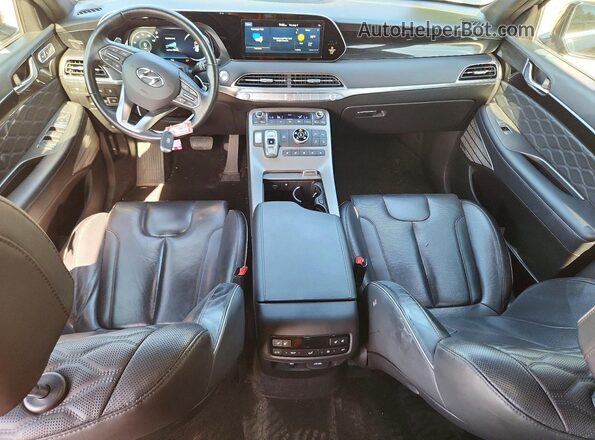 KM8R7DHEXMU265383 2021 HYUNDAI PALISADE Черный Вид панели приборов