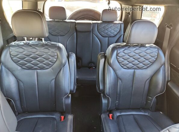 KM8R7DHEXMU265383 2021 HYUNDAI PALISADE Черный Вид задних сидений