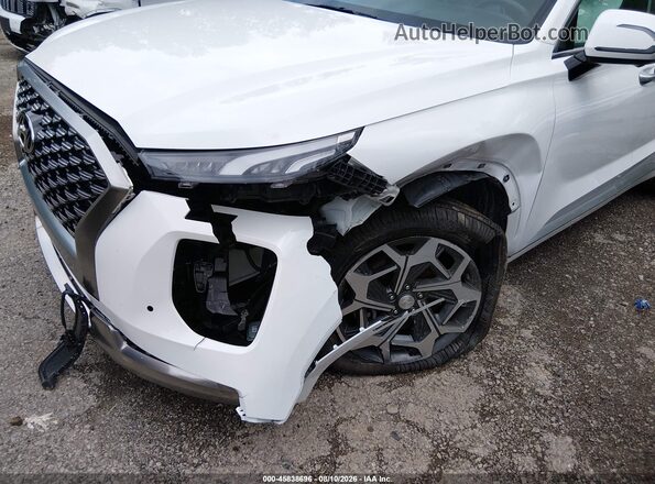 KM8R7DHEXNU478173 2022 HYUNDAI PALISADE White Vista frontal