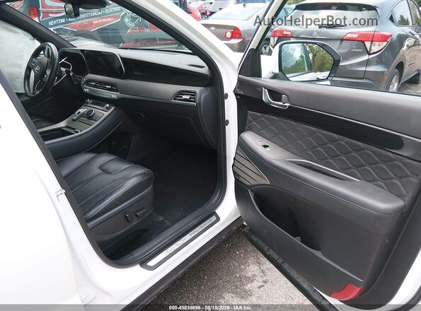 KM8R7DHEXNU478173 2022 HYUNDAI PALISADE White Vista interior delantera
