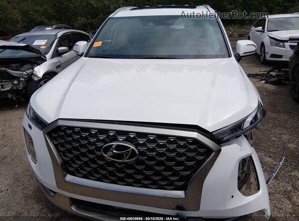 KM8R7DHEXNU478173 2022 HYUNDAI PALISADE White Vista del cuadro de instrumentos