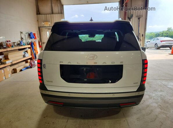 KM8RHESA3TU037331 2026 HYUNDAI PALISADE White უკანა ხედი