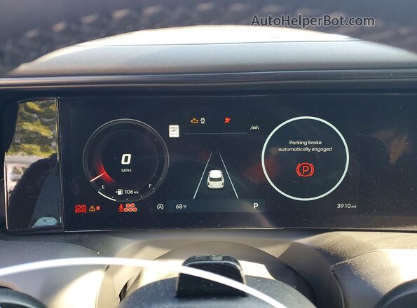 KM8RJES26TU063158 2026 HYUNDAI PALISADE Black Vista del cuadro de instrumentos