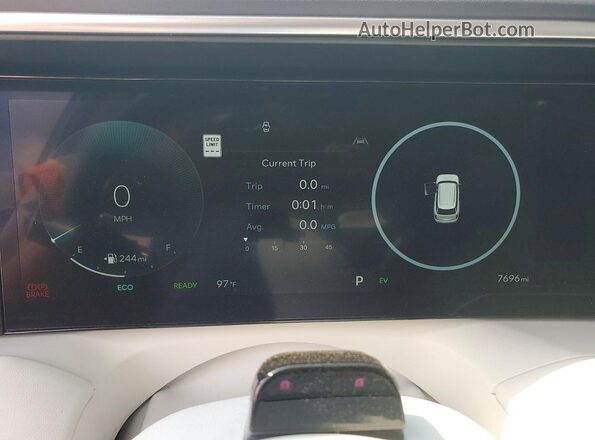 KM8RM5SA3TU040063 2026 HYUNDAI PALISADE White Widok zestawu wskaźników