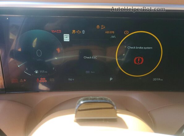 KM8RMESA1TU065043 2026 HYUNDAI PALISADE Brown Vista del cuadro de instrumentos