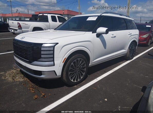 KM8RMESA5TU098918 2026 HYUNDAI PALISADE HEV Белый Передняя левая четверть