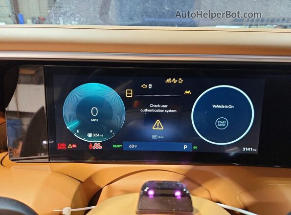 KM8RMESAXTU051464 2026 HYUNDAI PALISADE Black Вид щитка приладів