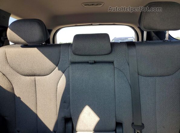 KM8S2DA11NU057370 2022 HYUNDAI SANTA Silver Rear seats view