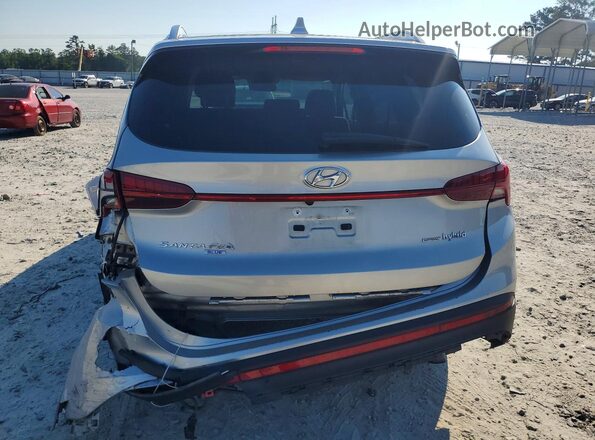 KM8S2DA11NU057370 2022 HYUNDAI SANTA Silver Rear view
