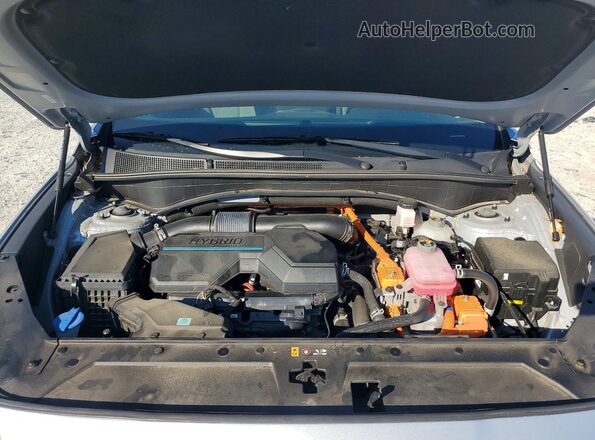 KM8S2DA11NU057370 2022 HYUNDAI SANTA Silver Engine compartment view