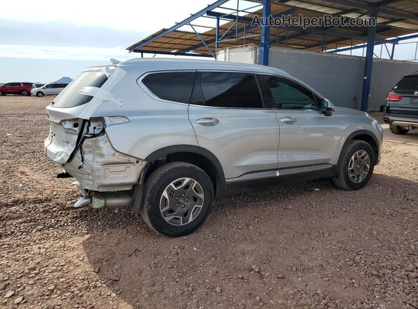 KM8S2DA12NU053344 2022 HYUNDAI SANTA Серебряный Задняя правая четверть