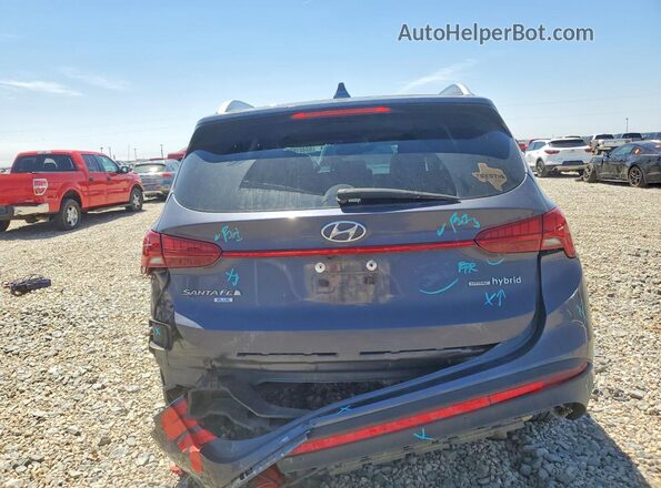 KM8S2DA14NU039638 2022 HYUNDAI SANTA Синий Вид сзади