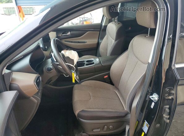 KM8S2DA15NU028065 2022 HYUNDAI SANTA Black Вид салону спереду