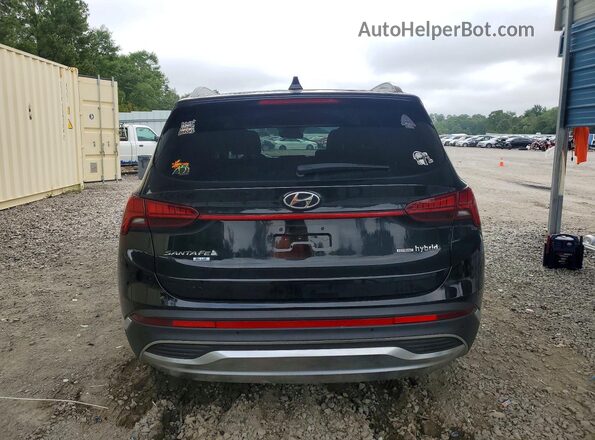 KM8S2DA15NU028065 2022 HYUNDAI SANTA Black Вид ззаду
