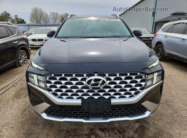 KM8S3DA10NU045434 2022 HYUNDAI SANTA Black წინა ხედი