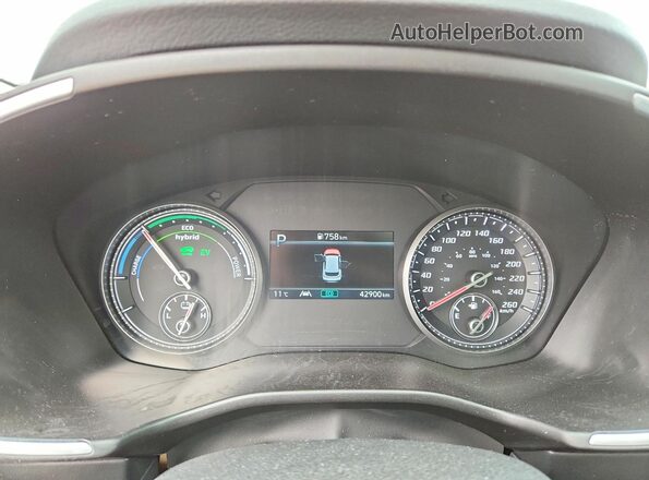 KM8S3DA10NU045434 2022 HYUNDAI SANTA Black ხელსაწყოთა პანელის ხედი